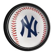 New York Yankees: Baseball - Round Slimline Lighted Wall Sign, MBNYYS-130-31