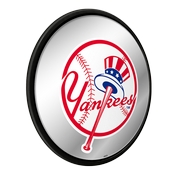 New York Yankees: Modern Disc Mirrored Wall Sign, AGS-MBNYYS-235-01A