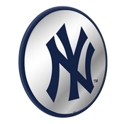 New York Yankees: Logo - Modern Disc Mirrored Wall Sign, AGS-MBNYYS-235-02A