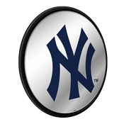 New York Yankees: Logo - Modern Disc Mirrored Wall Sign, AGS-MBNYYS-235-02A