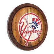 New York Yankees: Weathered "Faux" Barrel Top Sign, FNB-MBNYYS-240-03