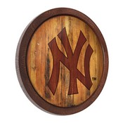 New York Yankees: Logo - Branded "Faux" Barrel Top Sign, FNB-MBNYYS-240-05