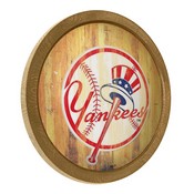 New York Yankees: Weathered "Faux" Barrel Top Sign, FNB-MBNYYS-240-03