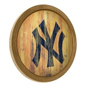 New York Yankees: Logo - Weathered "Faux" Barrel Top Sign, FNB-MBNYYS-240-06