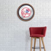 New York Yankees: "Faux" Barrel Top Mirrored Wall Sign, MBNYYS-245-01