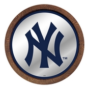 New York Yankees: Logo - "Faux" Barrel Top Mirrored Wall Sign, MBNYYS-245-02