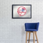 New York Yankees: Framed Mirrored Wall Sign, AGS-MBNYYS-265-01A
