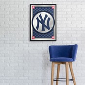New York Yankees: Vertical Team Spirit - Framed Mirrored Wall Sign, MBNYYS-275-02