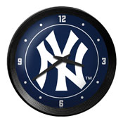 New York Yankees: Logo - Ribbed Frame Wall Clock, MBNYYS-530-02