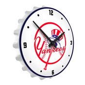 New York Yankees: Bottle Cap Lighted Wall Clock, MBNYYS-545-01