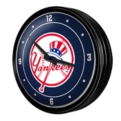 New York Yankees: Logo - Retro Lighted Wall Clock, MBNYYS-550-02