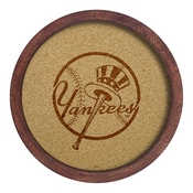 New York Yankees: "Faux" Barrel Framed Cork Board, AGS-MBNYYS-632-01A