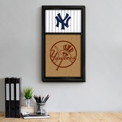 New York Yankees: Dual Logo - Cork Note Board, AGS-MBNYYS-640-02A