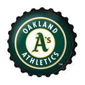 Oakland Athletics: Bottle Cap Wall Sign, MBOAKL-210-01