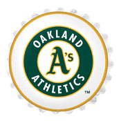 Oakland Athletics: Bottle Cap Wall Light, MBOAKL-215-01