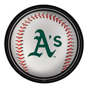 Oakland Athletics: Baseball - Modern Disc Wall Sign, MBOAKL-230-31