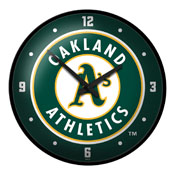 Oakland Athletics: Modern Disc Wall Clock, MBOAKL-510-01