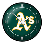 Oakland Athletics: Logo - Modern Disc Wall Clock, MBOAKL-510-02