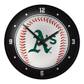 Oakland Athletics: Baseball - Modern Disc Wall Clock, MBOAKL-510-31
