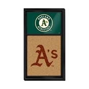 Oakland Athletics: Dual Logo - Cork Note Board, AGS-MBOAKL-640-02A