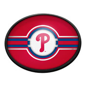 Philadelphia Phillies: Logo - Oval Slimline Lighted Wall Sign, FNB-MBPHIL-140-02A
