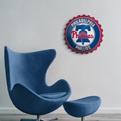 Philadelphia Phillies: Bottle Cap Wall Sign, MBPHIL-210-01