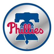 Philadelphia Phillies: Modern Disc Mirrored Wall Sign, AGS-MBPHIL-235-01A