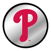 Philadelphia Phillies: Logo - Modern Disc Mirrored Wall Sign, AGS-MBPHIL-235-02A