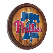 Philadelphia Phillies: Weathered "Faux" Barrel Top Sign, FNB-MBPHIL-240-03