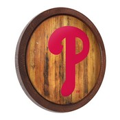Philadelphia Phillies: Logo - "Faux" Barrel Top Sign, FNB-MBPHIL-240-04