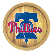Philadelphia Phillies: "Faux" Barrel Top Sign, FNB-MBPHIL-240-01