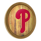 Philadelphia Phillies: Logo - "Faux" Barrel Top Sign, FNB-MBPHIL-240-04