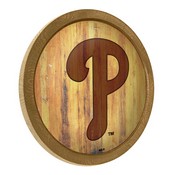 Philadelphia Phillies: Logo - Branded "Faux" Barrel Top Sign, FNB-MBPHIL-240-05