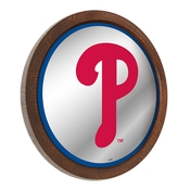 Philadelphia Phillies: Logo - "Faux" Barrel Top Mirrored Wall Sign, AGS-MBPHIL-245-02A