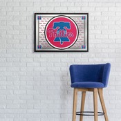Philadelphia Phillies: Team Spirit - Framed Mirrored Wall Sign, MBPHIL-265-02A