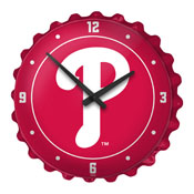 Philadelphia Phillies: Logo - Bottle Cap Wall Clock, MBPHIL-540-02