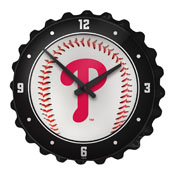 Philadelphia Phillies: Baseball - Bottle Cap Wall Clock, MBPHIL-540-31