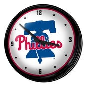 Philadelphia Phillies: Retro Lighted Wall Clock, MBPHIL-550-01