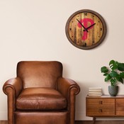 Philadelphia Phillies: Logo - Weathered "Faux" Barrel Top Clock, FNB-MBPHIL-560-06