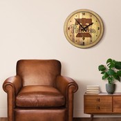 Philadelphia Phillies: Branded "Faux" Barrel Top Clock, FNB-MBPHIL-560-02