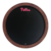 Philadelphia Phillies: Logo - Chalkboard "Faux" Barrel Top Sign, MBPHIL-630-02