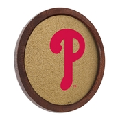 Philadelphia Phillies: Logo - "Faux" Barrel Framed Cork Board, AGS-MBPHIL-632-02A