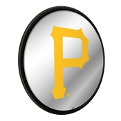 Pittsburgh Pirates: Modern Disc Mirrored Wall Sign, AGS-MBPITT-235-01A