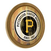 Pittsburgh Pirates: Weathered "Faux" Barrel Top Sign, FNB-MBPITT-240-03