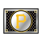 Pittsburgh Pirates: Team Spirit - Framed Mirrored Wall Sign, AGS-MBPITT-265-02A