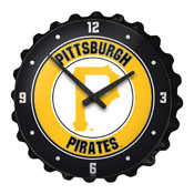 Pittsburgh Pirates: Bottle Cap Wall Clock, MBPITT-540-01