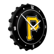 Pittsburgh Pirates: Logo - Bottle Cap Wall Clock - MBPITT-540-02, MBPITT-540-02