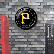 Pittsburgh Pirates: Logo - Retro Lighted Wall Clock, MBPITT-550-02