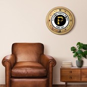 Pittsburgh Pirates: "Faux" Barrel Top Clock, FNB-MBPITT-560-01