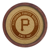 Pittsburgh Pirates: "Faux" Barrel Framed Cork Board, AGS-MBPITT-632-01A